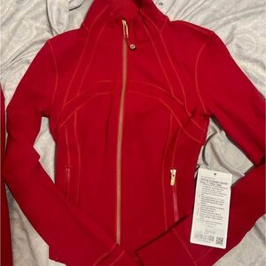 Lululemon Red Zip-Up Jacket